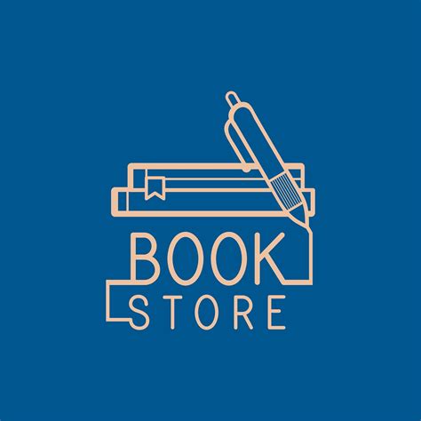 Free royalty image about Bookstore and papers logo vector