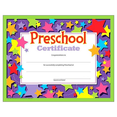 Preschool Graduation Diploma Free Printable - Free Printable