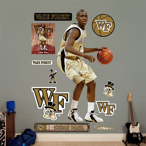 Life-Size Chris Paul Wake Forest Wall Decal | Shop Fathead® for Wake Forest Decor