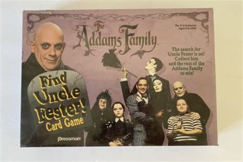 NEW The Addams Family - Family Reunion Board Game by Pressman (1991 ...