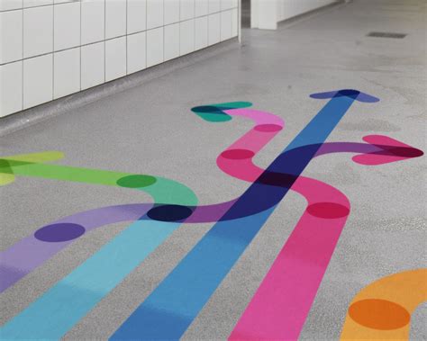 Floor Sticker Printing | Retail Branding & Way Finding Graphics | Wayfinding signage design ...