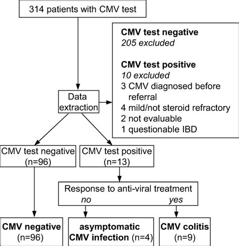 Patient flowchart (CMV, cytomegalovirus; IBD, inflammatory bowel diseases) | Download Scientific ...