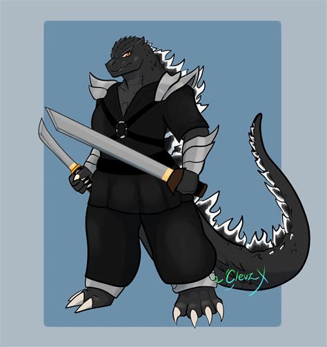 BreezeFox on Twitter: "Dagon the Godzilla Warrior! #Commission # ...