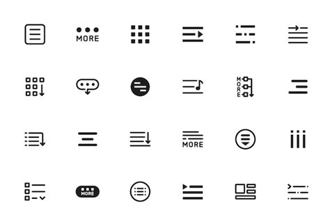 Premium Vector | Hamburger menu icons web or mobile app navigation