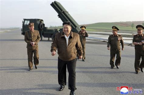 North Korea's Kim Jong Un supervises latest test of new rocket launcher