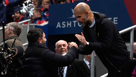 Pep Guardiola 'So Happy' to Have the Chance to Win His First Trophy With Manchester City ...