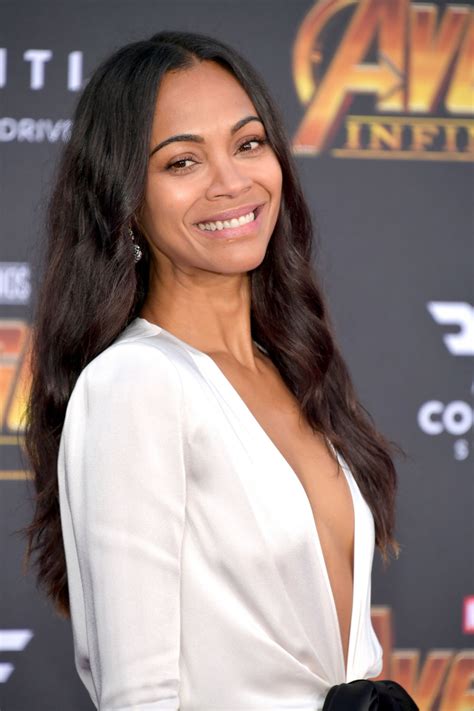 Zoe Saldana – “Avengers: Infinity War” Premiere in LA • CelebMafia