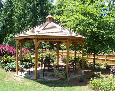 Treated Pine Single Roof Octagon Gazebos | Gazebos by Style | GazeboCreations.com