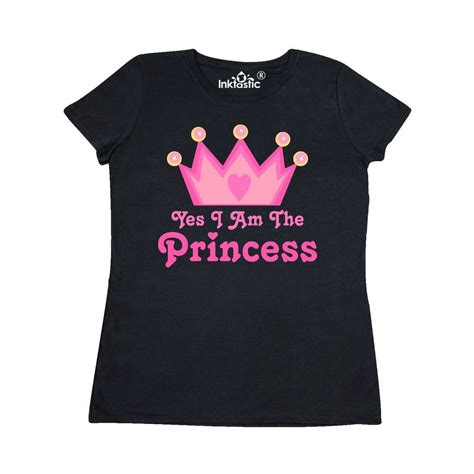 INKtastic - Inktastic Yes I Am the Princess Crown Adult Women's T-Shirt ...