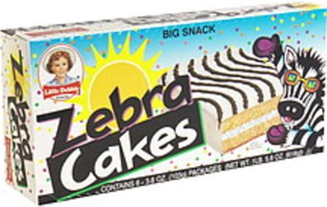 Little Debbie Big Snack Zebra Cakes - 6 ea, Nutrition Information | Innit