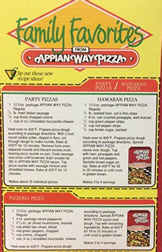 Appian Way REGULAR Crust PIZZA MIX 12.5oz (18 pack)