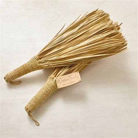 MOROCCAN PALM LEAF HAND BROOM | Brooms and brushes, Broom, Brooms