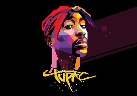 Tupac - WPAP 132877 Vector Art at Vecteezy