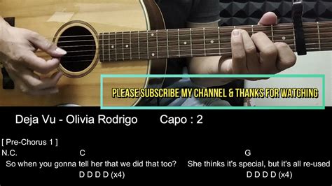 Guitar chords deja vu olivia rodrigo - Grosorange