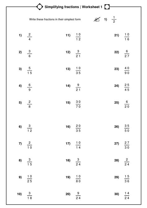 Math-Aids.com Fractions Worksheets Answers / Identifying Integers Worksheet With Answer Key ...