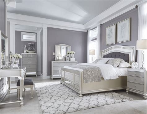 Coralayne Silver Bedroom Set from Ashley (B650-157-54-96) | Coleman Furniture