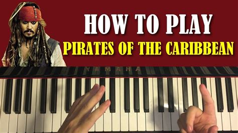 HOW TO PLAY - Pirates Of The Caribbean Theme (Piano Tutorial Lesson) - YouTube