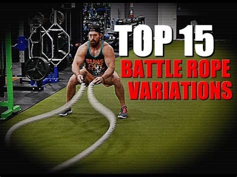 Battle Rope Workout [Top 15 Variations] - YouTube