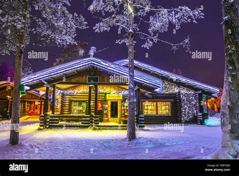 Santa claus Village Stock Photo - Alamy