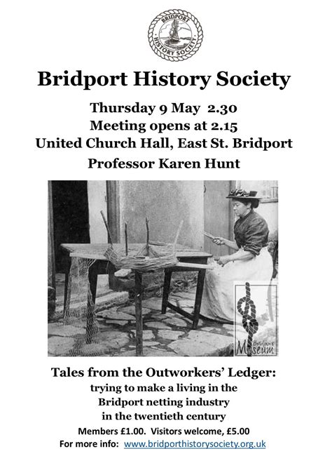 Bridport History Society: Tales from the Outworkers' Ledger - Bridport & West Bay