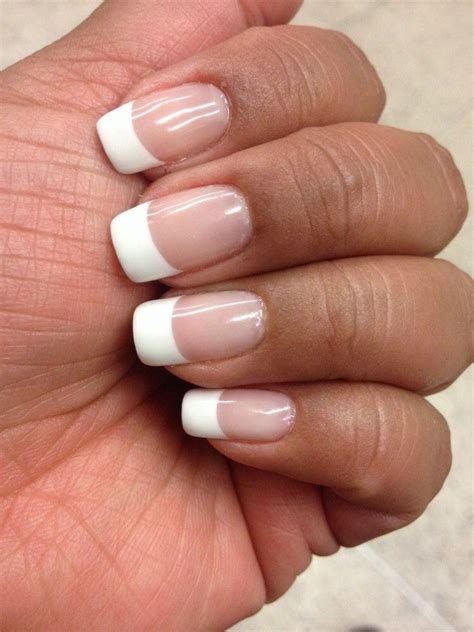 Gel French Manicure on natural nails. Done by Lan. Always flawless ... in 2019 | Gel french ...