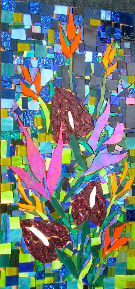 mosaic art by kat gottke | Mosaic art, Mosaic flowers, Blown glass art
