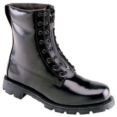 Men's Thorogood® 8" Front Zip Oblique Toe Station Boots - 158761, Combat & Tactical Boots at ...