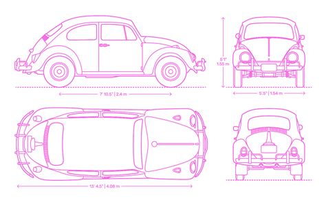 1950 Vw Beetle Engine Diagram | Illustration Graziano