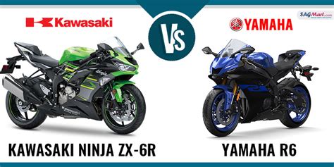 Comparison Between Kawasaki Ninja ZX-6R vs Yamaha R6 | SAGMart