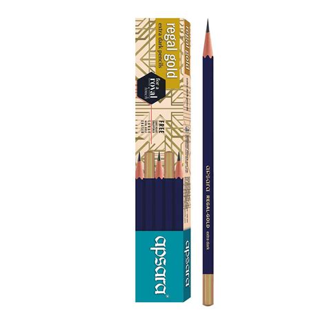 Apsara Black regal gold pencil, Rs 500 /box Gayathri Stationery Private Limited | ID: 19744152112