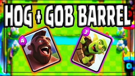 Clash Royale | Best Hog + Goblin Barrel Deck for Arena 7, 8, 9 | Tips ...