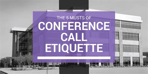 Rules of Conference Call Etiquette - Vast Conference