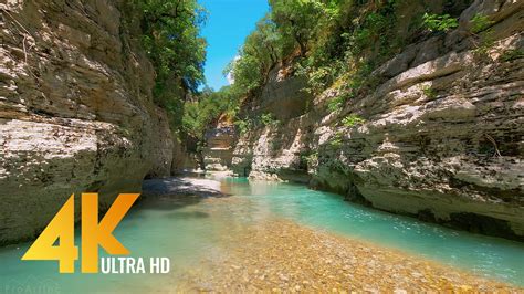 Journey along the Osumi Canyon, Albania - Most Beautiful Places in Europe - 4K Nature Relax ...