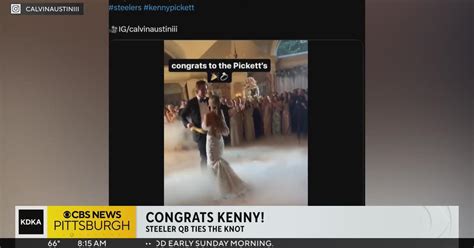 Steelers QB Kenny Pickett gets married - CBS Pittsburgh