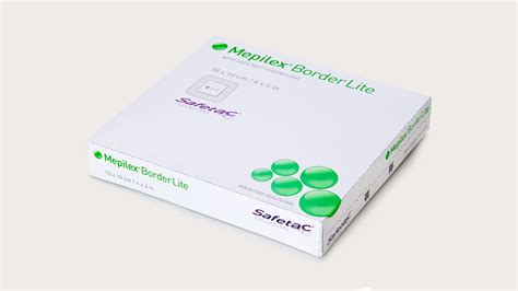 Mepilex Border Lite all-in-one foam dressing for low-exuding wounds ...