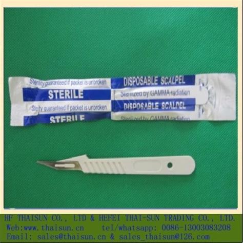 Surgical Blade /surgical Scalpel / Surgical Blade With Handle, High ...