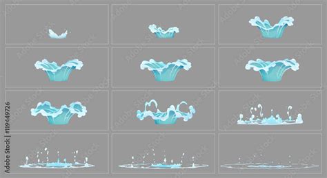 Water Drop Animation In Flash