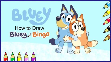 Bluey Line Drawing