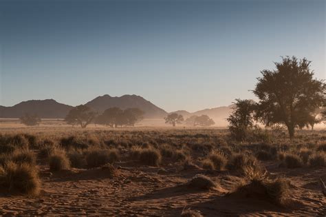 Wallpaper : fog, sunrise, landscape, desert, dust, landschaft, Namibia ...