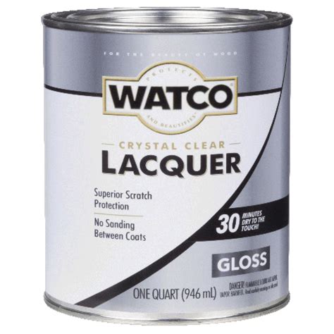 WATCO® Lacquer Clear Wood Finish Product Page