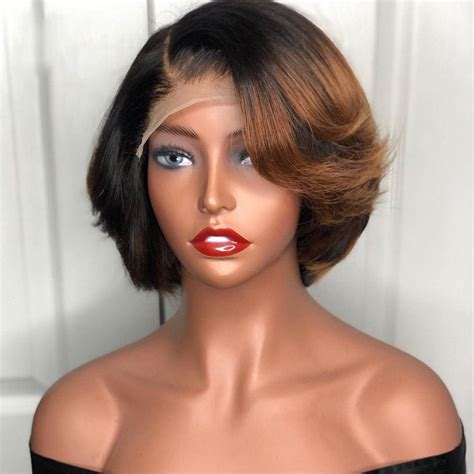 BAISI Custom T Part Lace Wig With Side Part In Honey Color C – baisihairfr