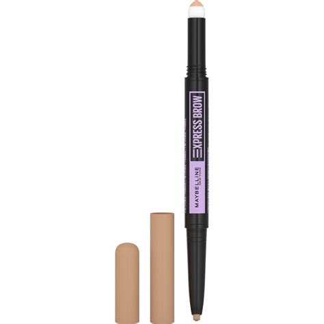 Maybelline Express Brow 2-In-1 Pencil and Powder, Eyebrow Makeup, Light Blonde, 0.02 fl. oz ...