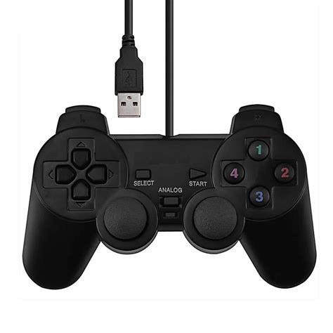 1PC Vibration Joypad Game Controller Gamepad USB Wired Joystick For PC Computer Laptop-in ...