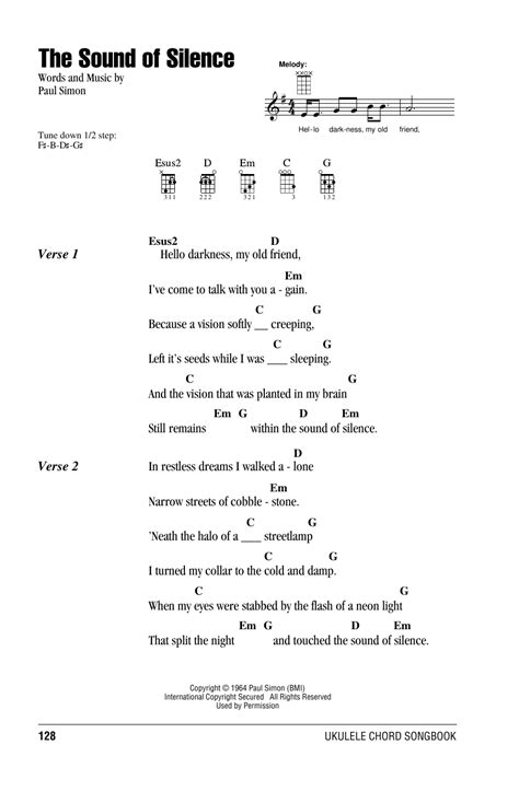 Sound Of Silence Guitar Chords