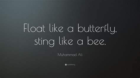 Muhammad Ali Quote: “Float like a butterfly, sting like a bee.” (20 wallpapers) - Quotefancy