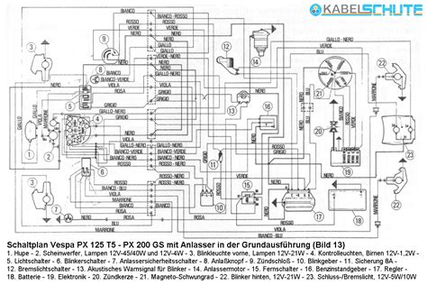 Vespa Px 125 Wiring Diagram - Wiring Diagram