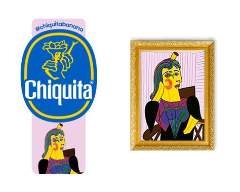 Chiquita Banana Art Stickers | Masterpieces of flavor, nutrition, and ...