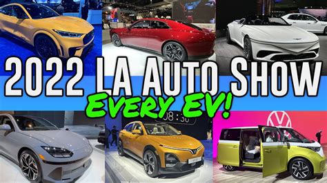 2022 LA Auto Show - Every NEW electric car! - YouTube