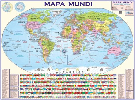 Mapa-múndi - Mapa completo, político, mapa continentes e países | Mapa mundi, Mapa, Imagem mapa ...