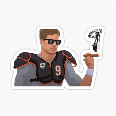 "Joe Burrow Glasses Cartier" Sticker by RT-designer | Redbubble